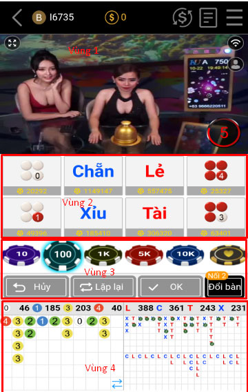 xóc đĩa online trên K188 casino