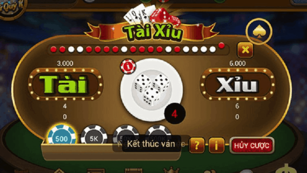 Chơi game tài xỉu