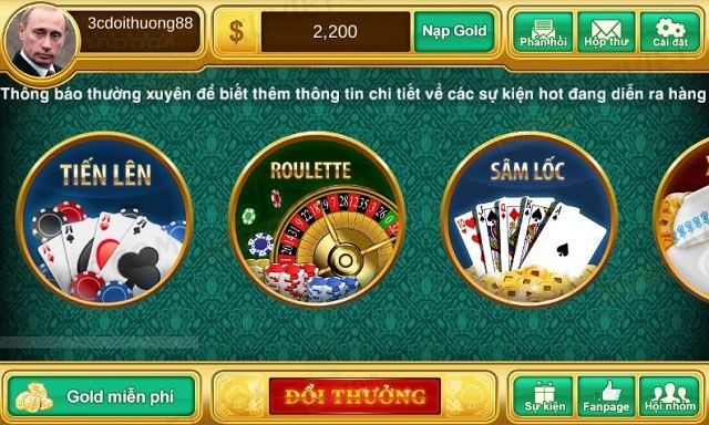 Cổng game xóc đĩa 3C