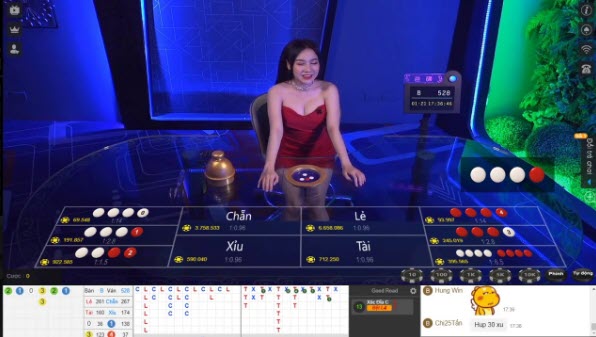 Xóc đĩa online được mô phỏng như trong casino truyền thống.